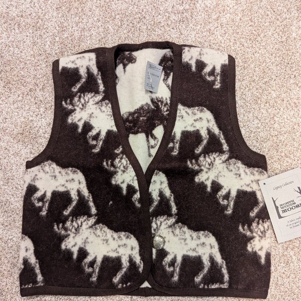 JOYCE ONARHEIM BOE LEGACY COLLECTION 100% WOOL VESTS NEW WITH TAGS